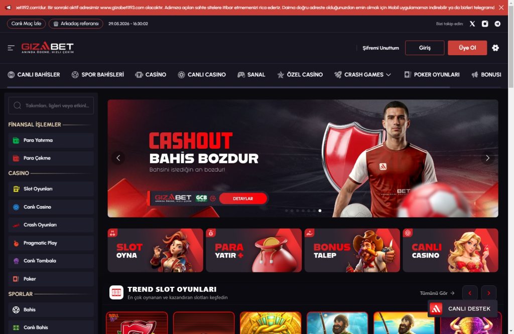 Gizabet Giriş Linki